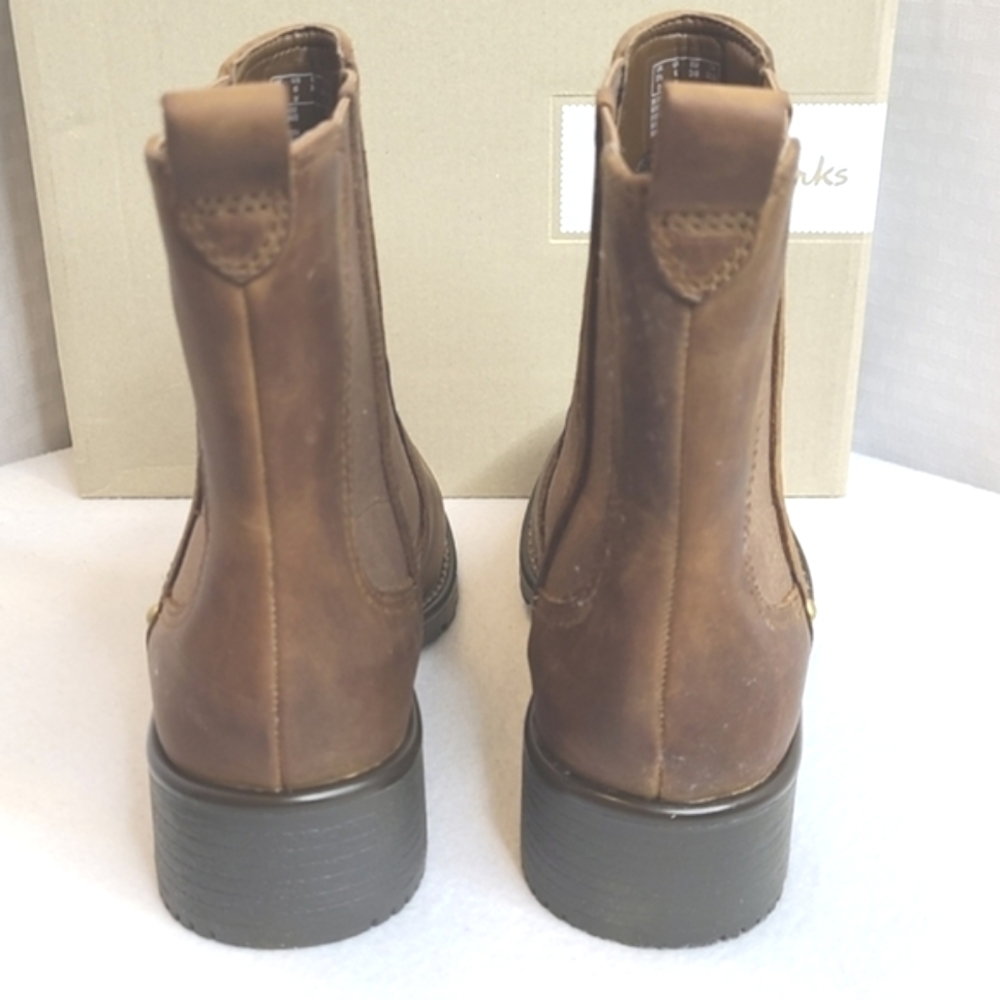 Clarks Leather Boots Orinoco Club Ankle Booties 6 NWOT - Picture 4 of 7